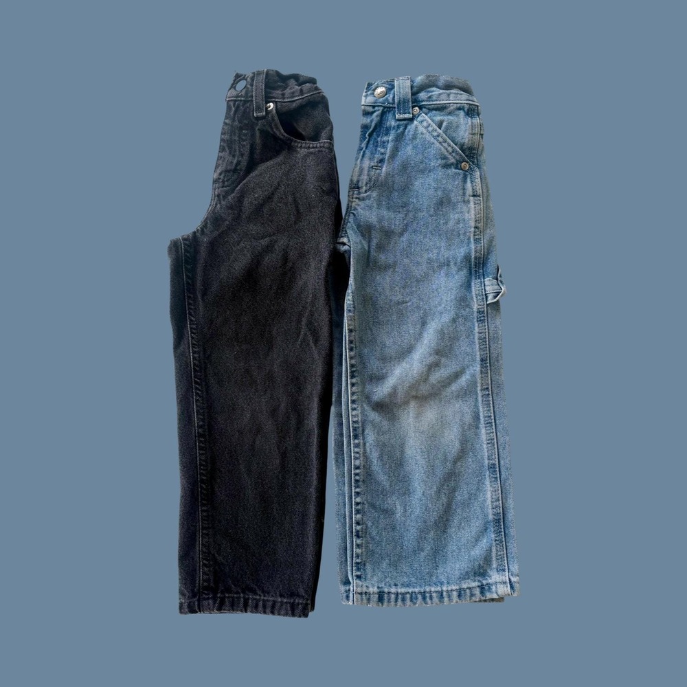 Vintage Y2K 90s Baggy Jeans Bundle‎ of Two, Size 4